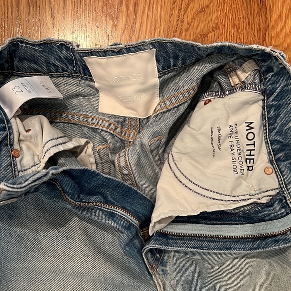 Mother undercover knee fray short the other side wash 23 - Picture 2 of 8